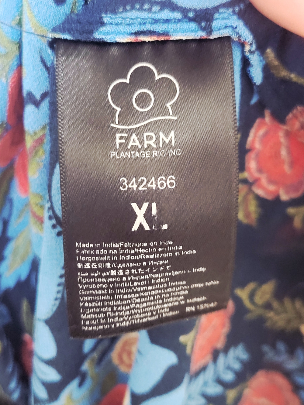 Farm Rio Arabesque Floral Gown - Picture 8 of 13
